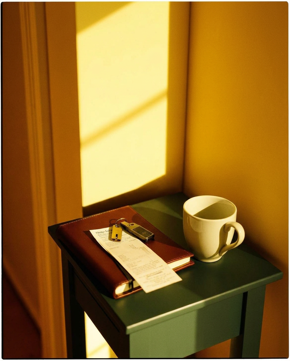 Assistant & Errands — editorial still life